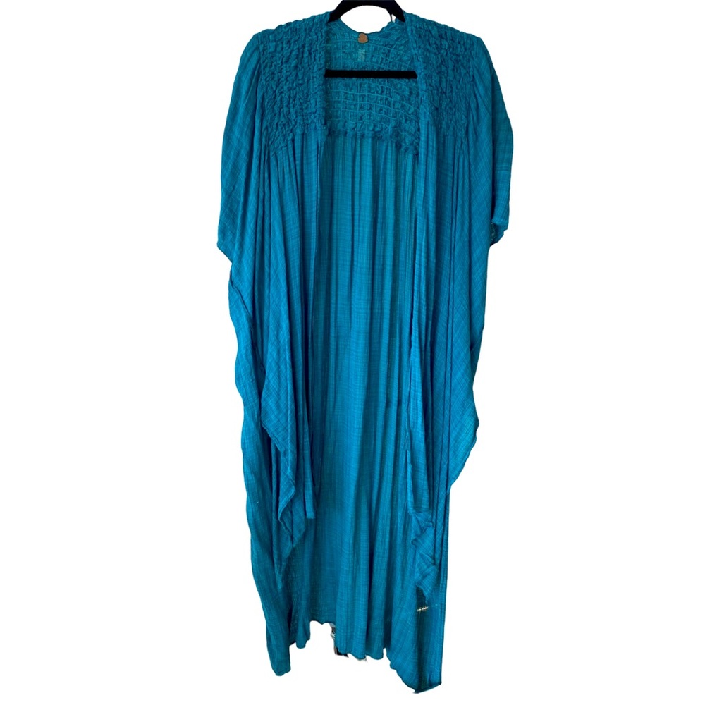 FP One Turquoise High Low Kimono